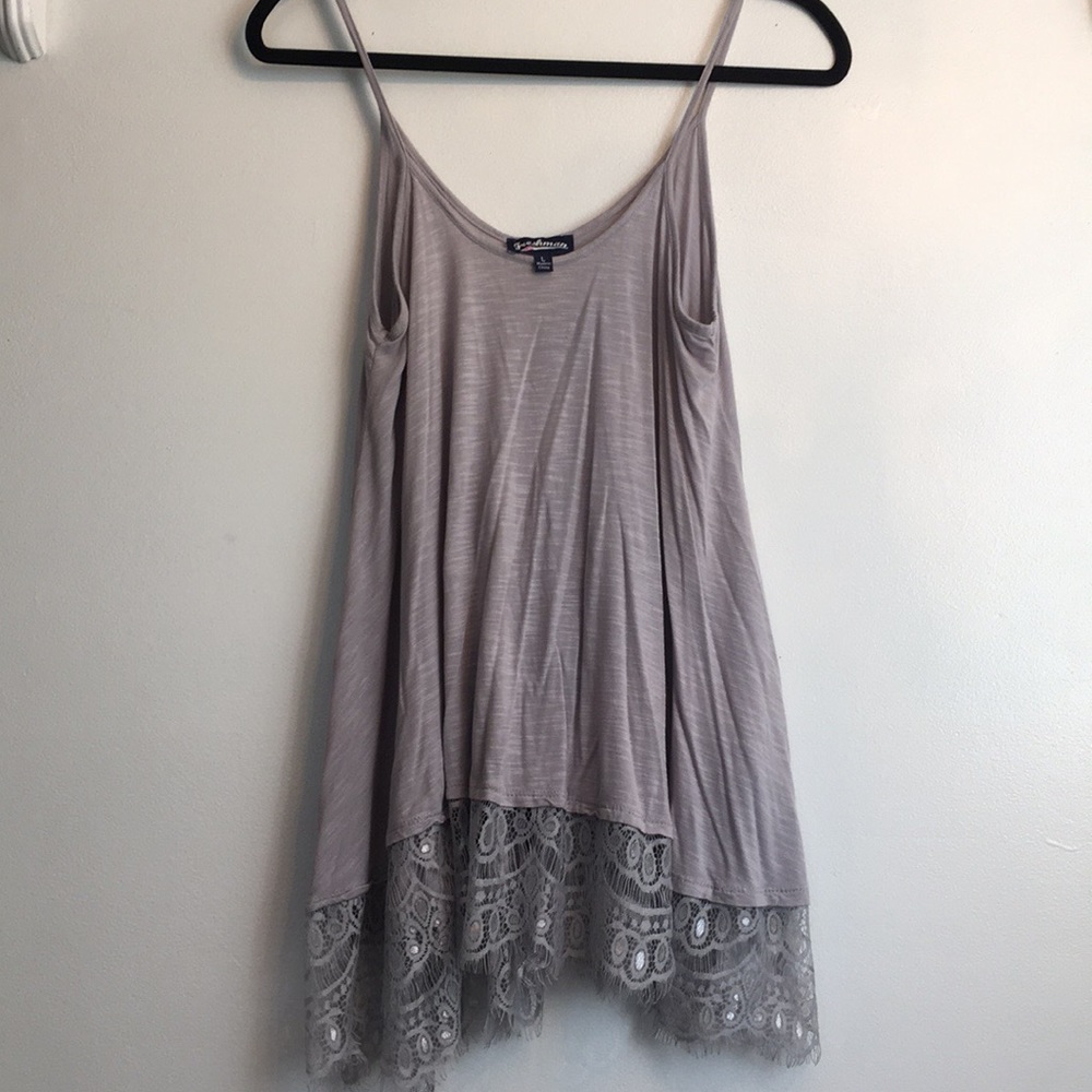 Lavender flowy top